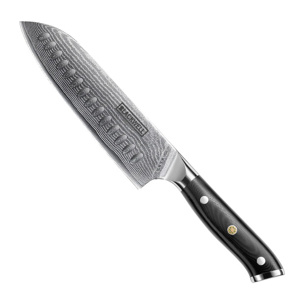 Blackwell Santokumes Japanse stijl - 67 lagen damaststaal - VG10 - 19 cm