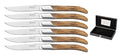 Blackwell Steakmessen Laguiole - Olijfhout - 6 Stuks