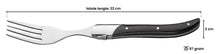 Blackwell Steakvorken Laguiole - Pakkahout - 6 Stuks