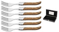 Blackwell Steakvorken Laguiole - Olijfhout - 6 Stuks