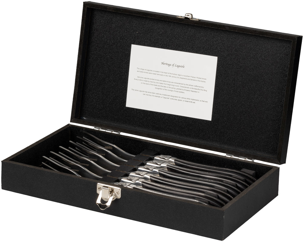 Blackwell Steakvorken Laguiole - Pakkahout - 6 Stuks