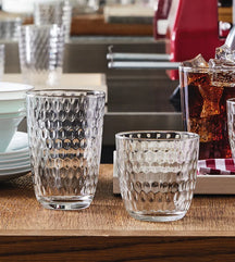 Bormioli Rocco Gekleurde Waterglazen 290 ml - Glazenset Slot - 18 stuks