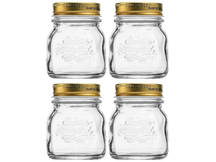 Bormioli Rocco Mason Jar / Weckpot Quattro Stagioni - ø 7.5 cm / 150 ml - 4 stuks