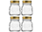 Bormioli Rocco Mason Jar / Weckpot Quattro Stagioni - ø 7.5 cm / 150 ml - 4 stuks