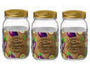 Bormioli Rocco Mason Jar / Weckpot Quattro Stagioni - ø 8.6 cm / 1 liter - 3 stuks