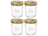 Bormioli Rocco Mason Jar / Weckpot Quattro Stagioni - ø 9 cm / 320 ml - 4 stuks