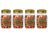Bormioli Rocco Mason Jar / Weckpot Quattro Stagioni - ø 9 cm / 500 ml - 4 stuks