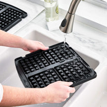 GreenPan Wafelijzer - Black - inclusief 2 sets wafelplaten - Keramische anti-aanbaklaag