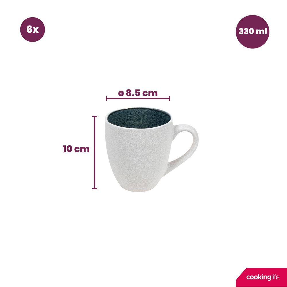 Cookinglife Mokken Belize 330 ml - 6 stuks