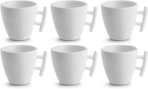 BonBistro Koffiekop Yong Squito 170 ml - Wit - 6 stuks