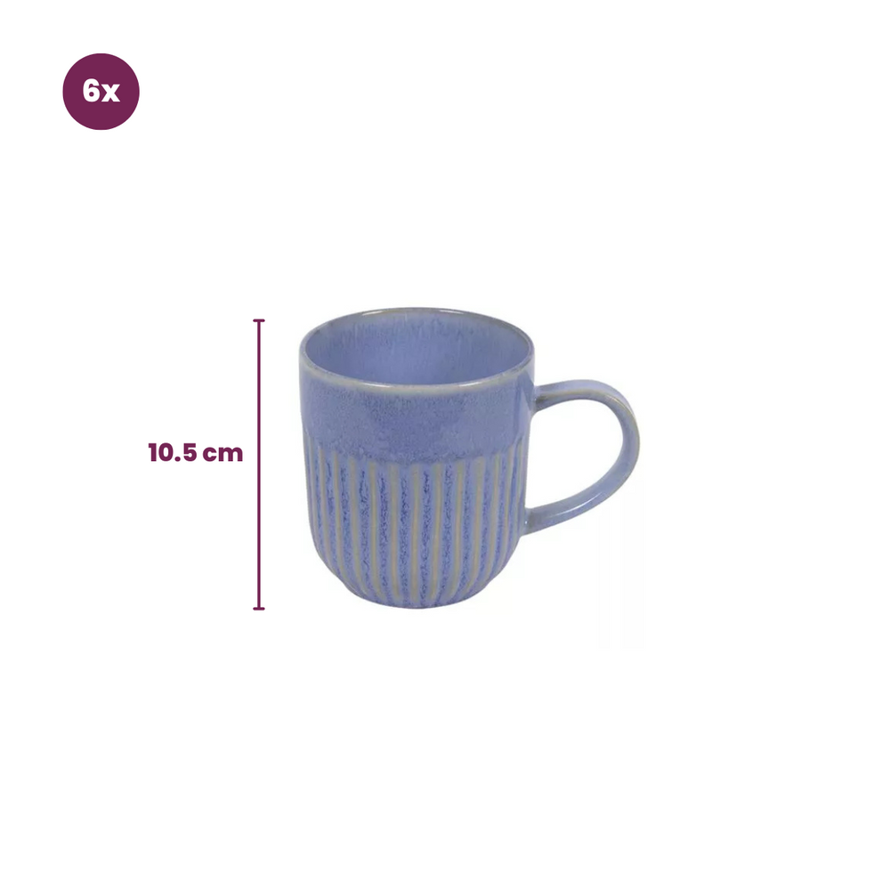 Cookinglife Mokken Aqua Maris 400 ml - 6 Stuks
