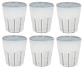 Cosy & Trendy Koffiekopjes / Cappuccino Bekers Bistro Vintage White 290 ml - 6 stuks