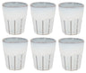 Cosy & Trendy Koffiekopjes / Cappuccino Bekers Bistro Vintage White 290 ml - 6 stuks