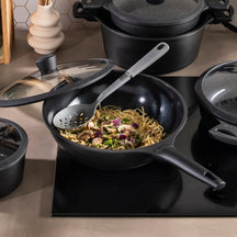 Sola Wokpan met deksel Ceramic Deluxe ø 30 cm - keramische anti-aanbaklaag