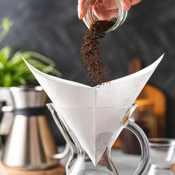 Chemex Koffiefilters / Papierfilters FS-100 Square - Voorgevouwen - 100 Stuks