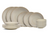 Cookinglife Serviesset Coastal Lines Ocean Beige 18-delig / 6 personen - 6 dinerborden, 6 ontbijtborden en 6 diepe borden