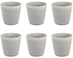 Cookinglife  Koffiekopjes / Senseo kopjes – Breeze Grijs – 200 ml – 6 stuks