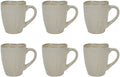 Cookinglife Koffiemokken Linen Beige 340 ml – 6 stuks