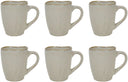 Cookinglife Koffiemokken Linen Beige 340 ml – 6 stuks