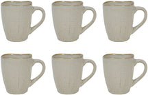 Cookinglife Koffiemokken Linen Beige 340 ml – 6 stuks