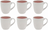 Cookinglife Koffiemokken Nola Roze 330 ml – 6 stuks