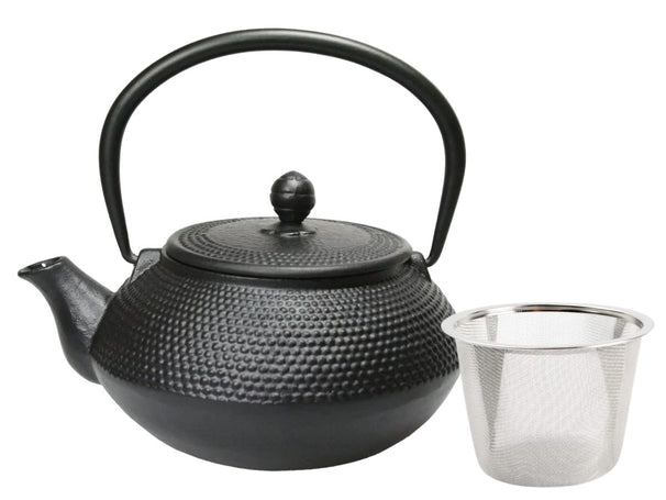 Cookinglife Theepot Arare met RVS Filter - Gietijzer Zwart - 800 ml