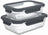 Cookinglife Glazen Vershoudbakjes Lines 1 Liter + 1.5 Liter - 2 Stuks