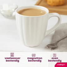 Cookinglife Mokken Flower White 350 ml - 6 Stuks