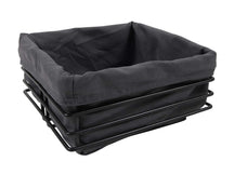 Cookinglife Broodmandje Zwart Metaal 23 x 22 x 12 cm