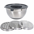 Cookinglife Mengkom RVS + 3 Raspen - 25.5 x 14 cm