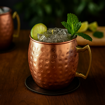 Cookinglife Moscow Mule Cocktailbekers - Koper - 500 ml - 6 Stuks