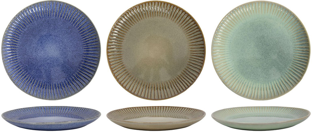 Cookinglife Ontbijtborden / Dessertborden Aqua Maris ø 21 cm - 6 Stuks