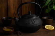 Cookinglife Theepot Arare met RVS Filter - Gietijzer Zwart - 1.5 liter