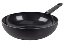 Cookinglife Wokpan Black Cera ø 28 cm - geschikt voor alle warmtebronnen - keramische anti-aanbaklaag