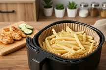 Cookinglife Airfryer Bakpapier Rond Ø 20 cm - 50 Stuks Perforaties voor Luchtcirculatie