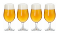 Cookinglife Bierglazen Op Voet 370 ml -4 Stuks