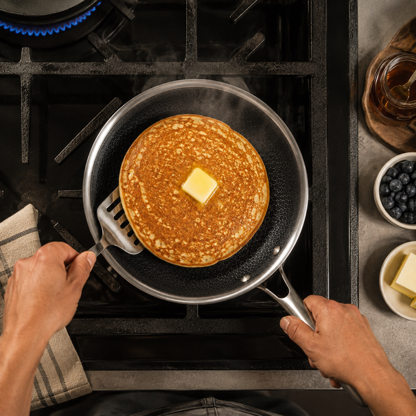 Cookinglife Koekenpan HexaCook - Hybride Pan ø 20 cm - NON STICK - geschikt voor alle warmtebronnen - keramische anti-aanbaklaag