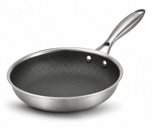 Cookinglife Koekenpan HexaCook - Hybride Pan ø 24 cm - NON STICK - geschikt voor alle warmtebronnen - keramische anti-aanbaklaag