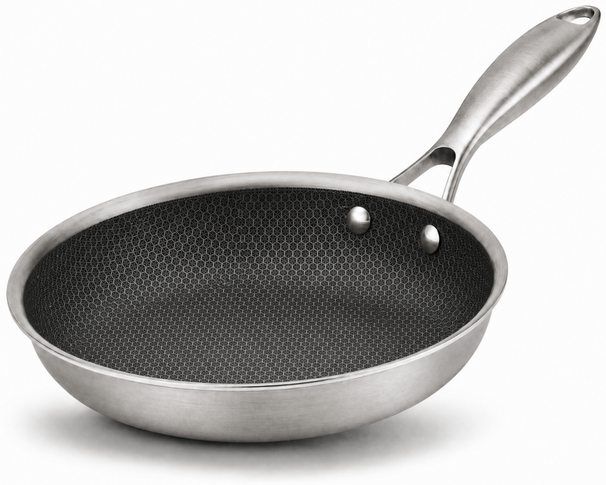 Cookinglife Koekenpan HexaCook - Hybride Pan ø 28 cm - NON STICK - geschikt voor alle warmtebronnen - keramische anti-aanbaklaag