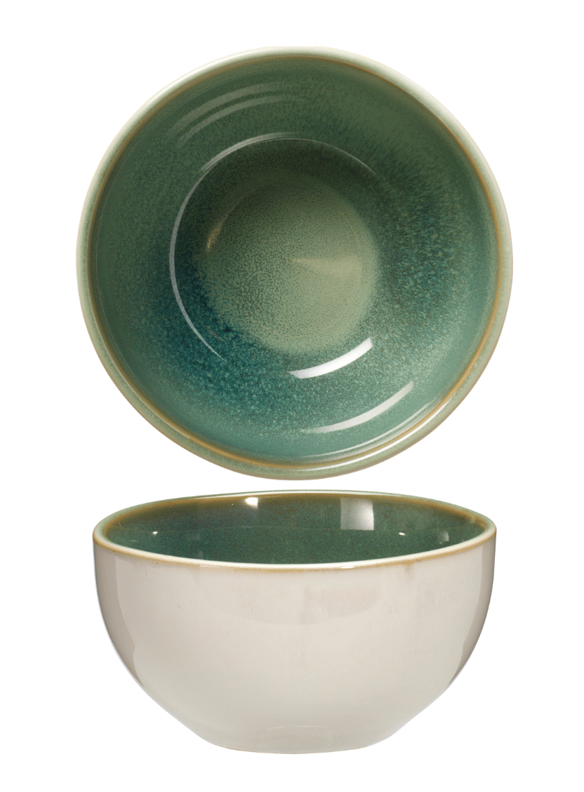 Cookinglife Soepkommen / Kommen Serene Green ø 14 cm - Aardewerk - 4 Stuks