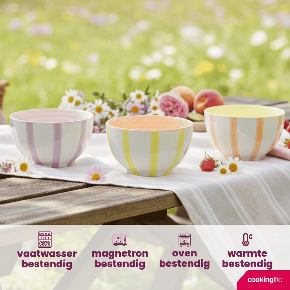 Cookinglife Soepkommen / Kommen Spring Vibes ø 14 cm - 6 Stuks