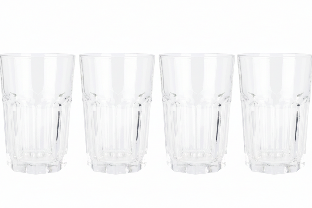 Cookinglife Waterglazen 500 ml Glas - Stapelbare Drankglazen Set van 4