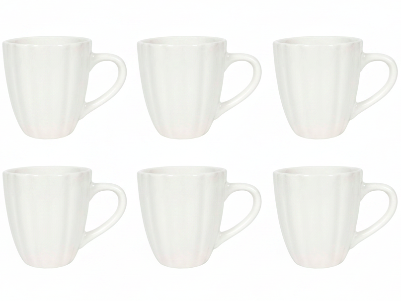 Cookinglife Mokken Flower White 350 ml - 6 Stuks