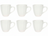 Cookinglife Mokken Flower White 350 ml - 6 Stuks