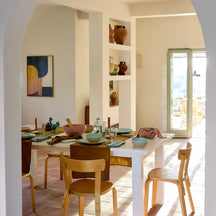 Costa Nova Serviesset Arenito Aqua 18-delig / 6 personen - 6 dinerborden, 6 ontbijtborden & 6 kommen