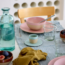 Costa Nova Serviesset Arenito Mauve Rose 18-delig / 6 personen - 6 dinerborden, 6 ontbijtborden & 6 kommen