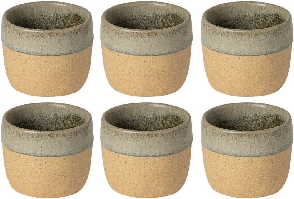 Costa Nova Bekers Arenito Sage Green 360 ml - 6 stuks