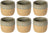 Costa Nova Bekers Arenito Sage Green 360 ml - 6 stuks