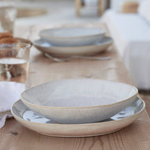 Costa Nova Serviesset Casafina Eivissa Sand Beige 18-delig / 6 personen - 6 dinerborden, 6 ontbijtborden & 6 kommen