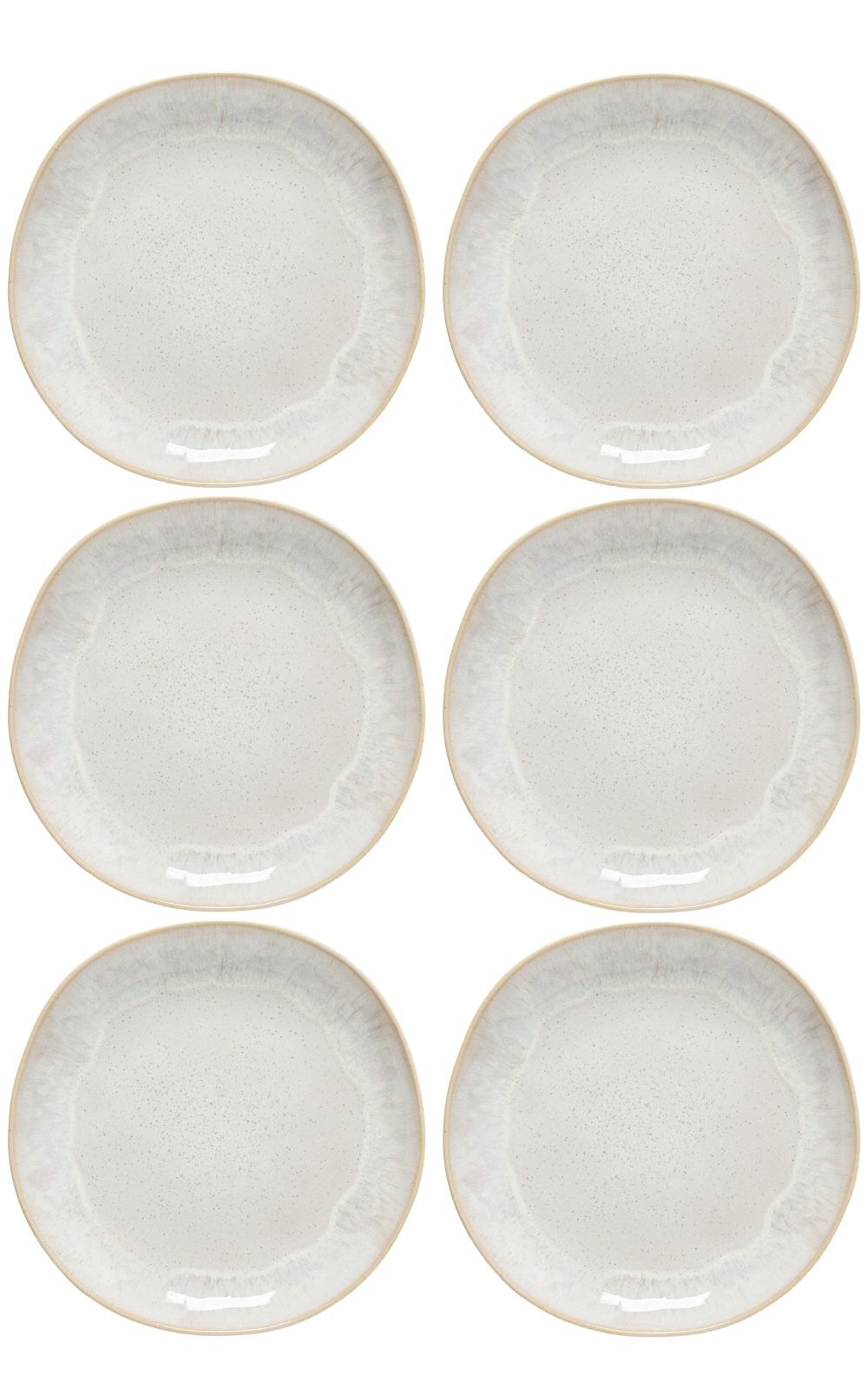 Costa Nova Ontbijtborden / Dessertborden Casafina Eivissa Sand Beige ø 22 cm - 6 stuks